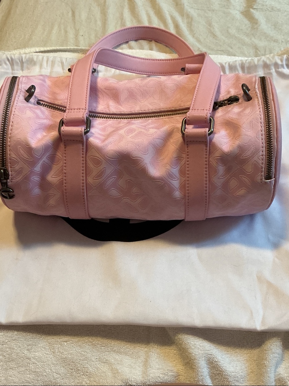 Telfar Pink Women's Barrel Satchel Bag